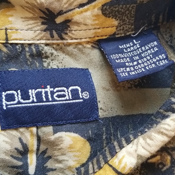 Vintage Hibiscus and Marlin Fishing Button Down - Picture 6 of 11